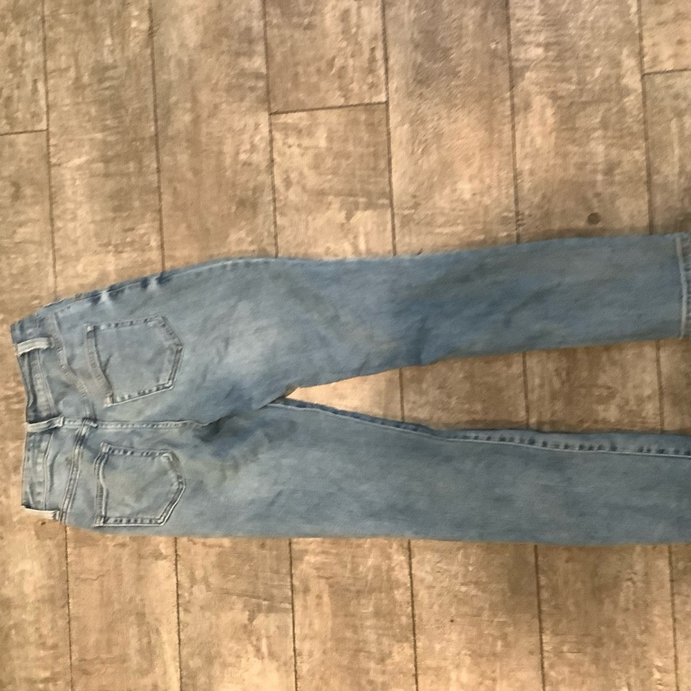 Forever 21 Light Blue Straight Leg Jeans - Picture 7 of 9
